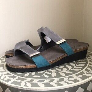 NAOT Jacey Leather Slides Sandals sz 42